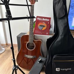 Gitarre 4/4 Akustik Vangoa
Mit zubehör
Buch zum Üben Schritt für Schritt