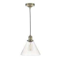 X3 pendants, BRAND NEW in BOX
Ideal for over kitchen island.

Debenhams-ALFRED Single Pendants. Antique Brass/ Copper & Glass, Industrial look RRP £60 each.