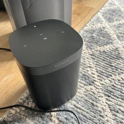 Sonos One (Gen 2) - Voice Controlled Smart Speaker with Amazon Alexa Built-in (Black)

In great condition - no marks .