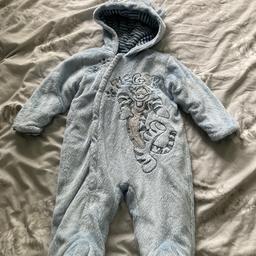 Baby boys tigger snowsuit aged 6/9 months from smoke & pet free home