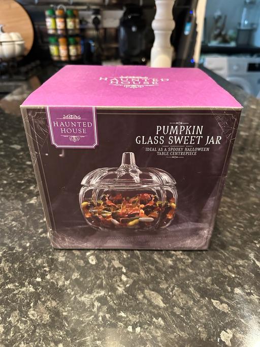 Buy & Sell West Yorkshire Leeds - Photos for Pumpkin glass sweet jar