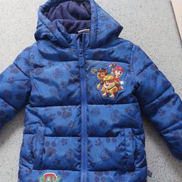 lovely paw patrol coat good clean condition from smoke free home size 2/3years
