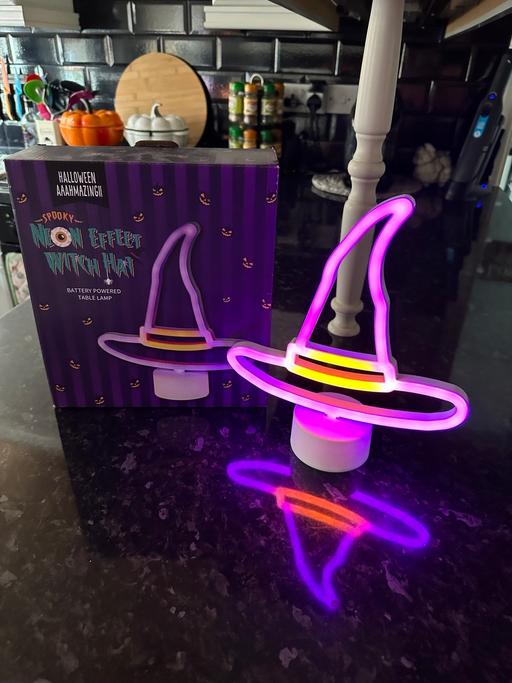 Buy & Sell West Yorkshire Leeds - Photos for Neon effect witch hat - brand new