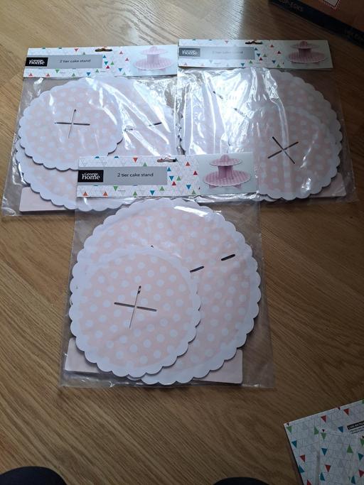 Buy & Sell Norfolk Great Yarmouth - Photos for 2 tier cake stand x 3 