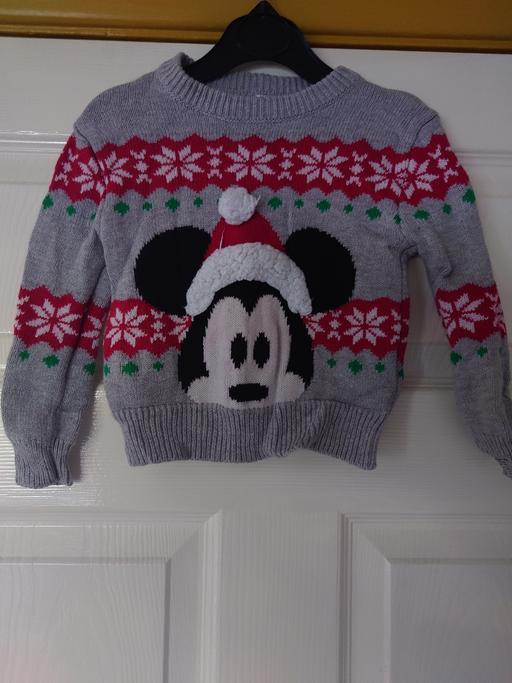 Buy & Sell Leicestershire Charnwood - Photos for Boys Mickey Christmas jumper size 2 years