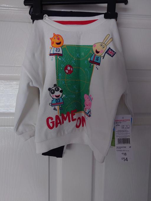 Buy & Sell Leicestershire Charnwood - Photos for Girls Peppa 2 piece set size 18-24 months