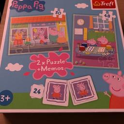 Pepper pig puzzles age 3 plus have been used a couple of times but still in great condition