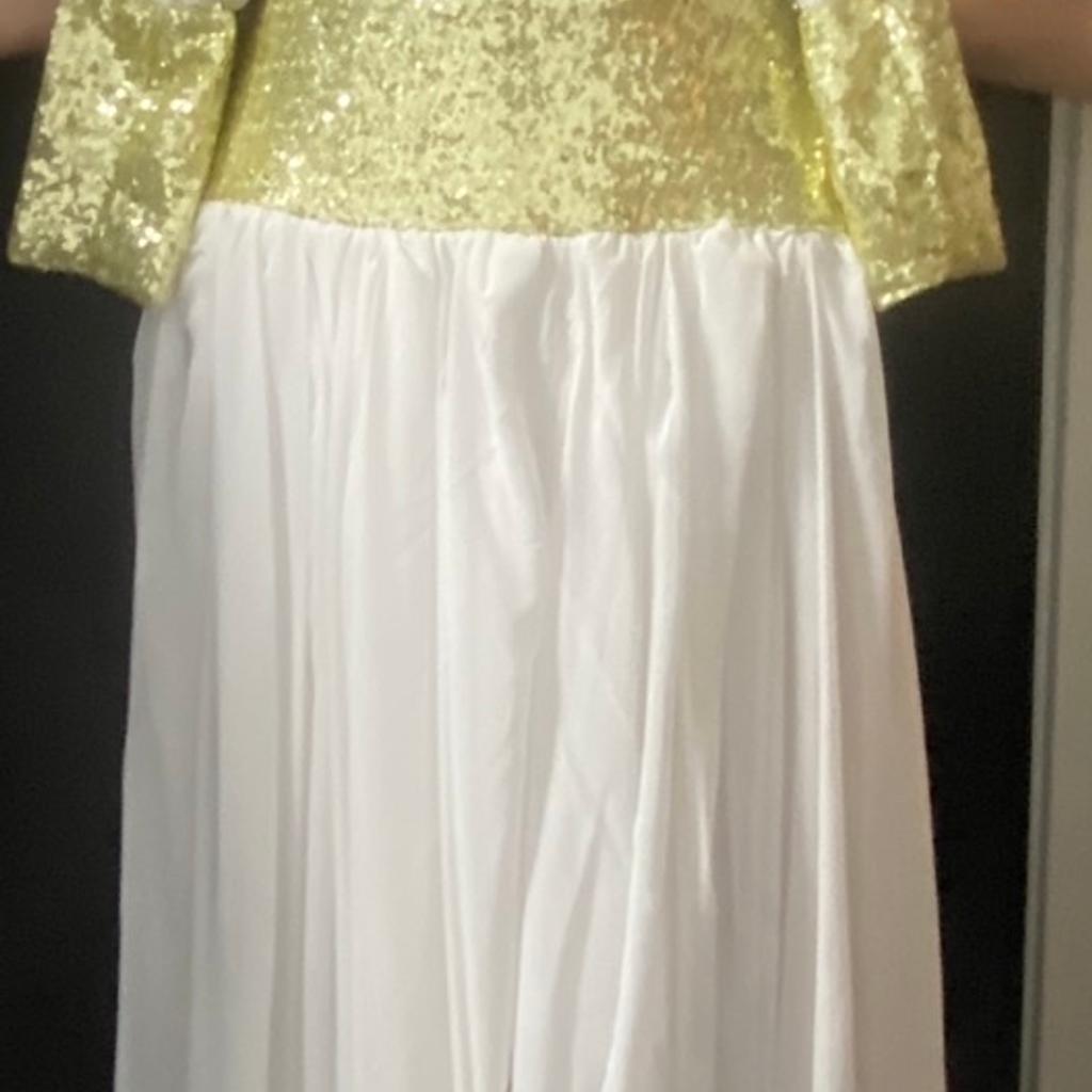 Dimije traditionell Kleidung mit wunderschöne Aladin Hose und ein wunderschönes goldene paileten Korsett in gr s Oberteil ist in strec Material mit Reißverschluss nur zum selbst abholen