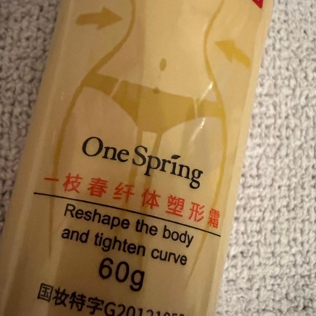 Body toning cream.60g size tube.new item