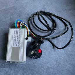 For sell Ebike DC Motor Controller 36V with a LED battery voltage indicator Thumb Controller.