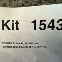 Thule Kit 1543

RENAULT Scénic III, 5-dr MPV, 09–

RENAULT Grand Scénic III, 5-dr MPV, 09–

Der Verkauf erfolgt unter Ausschluss jeglicher Gewährleistung. Es handelt sich um einen Privatverkauf.