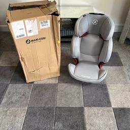 Brand new boxed
Maxi cosi rodifix air protect car seat 
Group 2/3 age 3.5 to 12 years (15kg-36kg)
Isofix fitting
Grey colour 
Fantastic reviews
From a pet and smoke free home 
Happy to post at extra cost £10
Collection DE23 3BH