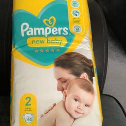 Brand New un-Opened 46 Nappies
X 2 Packets
Size 2
Collection only.