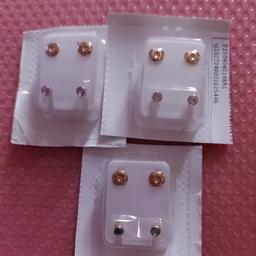 3 pairs new earrings collection blackburn
