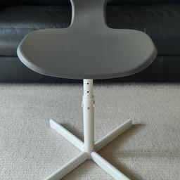 Lovely classic retro shape. Grab a bargain.

Adjustable from 36cm to 49 cm at the seat position, or 60cm to 73cm at the top of the back rest. 

Easily fits under any desk. Very strong but comfortable back. 

Perfect for computer desks, hobby rooms, and for kids to grow with due to it's extendable height.

Collection from Stone, Staffordshire (ST15 Postcode). Thanks :)
