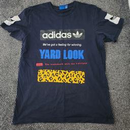 Men's Adidas Originals yard look t-shirt
Size large
Blue