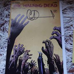 mint condition signed walking dead comic