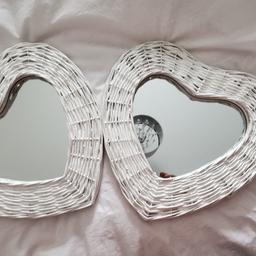 2 wicker mirrors super condition  and can be painted any colour