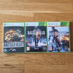 Angeboten werden 3 Spiele für die XBOX 360. Battlefield 2-4 wie auf dem Abbild zu sehen.

Privatverkauf