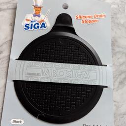 5.1 inch diameter fits most drains, can be wildly used for bathtub, bathroom sink, and kitchen drains. MR.SIGA silicone drain stopper seals perfectly with no heavy leakage.