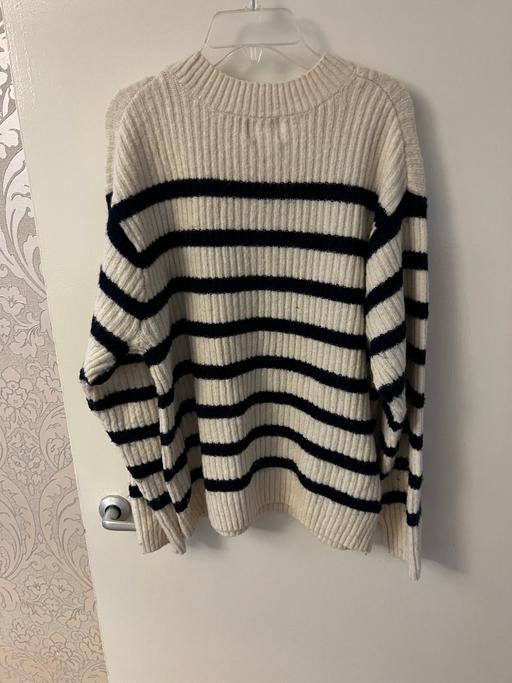 Buy & Sell West London West Kensington - West London - Photos for H&M STRIPED WOOL MIX JUMPER SIZE MEDIUM