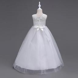 White lovely dress for party or wedding occasion