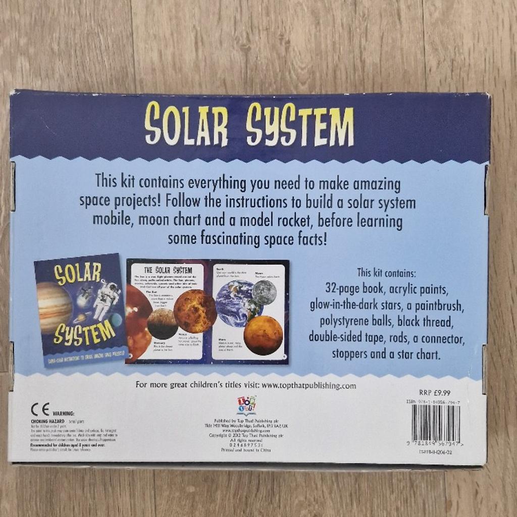 Solar system craft kit.

Make your own solar system.

New and unopened