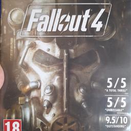 ich verkaufe das Spiel Fallout 4 für die PS4 kann man aber auch auf der PS5 zocken nur dreimal gespielt 

nur für Selbstabholer