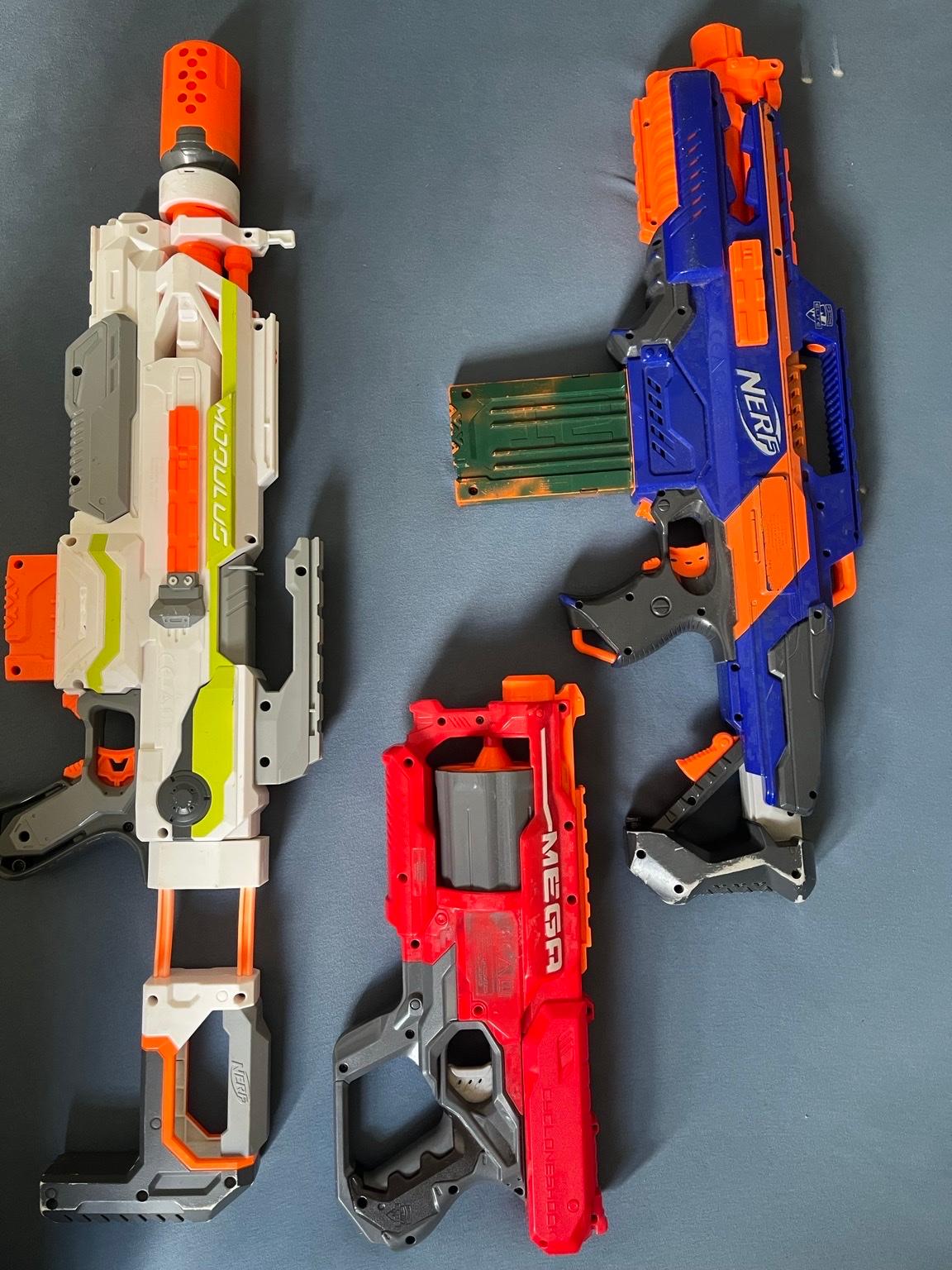 10 Nerf Waffen mit 100 Patronen in 6706 Gemeinde Bürs for €250.00 for ...