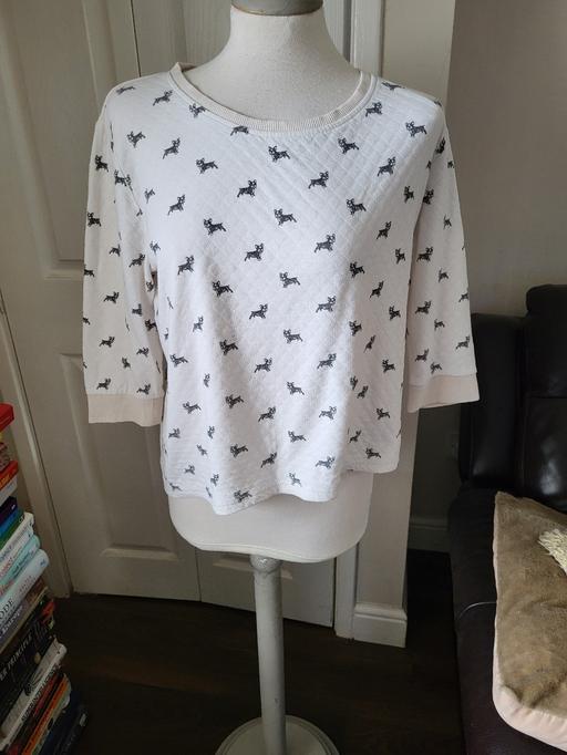 Buy & Sell West Midlands Sandwell - Photos for Only White Sweatshirt Jumper Size M