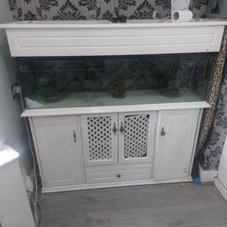 large fish tank ,no longer needed , comes with ornaments & a water draining tube , slight damage on one door corner, can be fixed  ,doesn't affect usage ,bought for £400
grab a bargain 150 o.n.o
In foot
W 4.2 ft
H 4 1 ft
D 1.1 ft

collection only