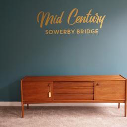 Mid Century Sowerby Bridge

The ‘Da Silva’ sideboard designed by John Herbert for Younger and featured in the Younger 1964 catalogue.

Dimensions W198cm x H75cm x D47cm Cupboards W57cm x H36cm

Collection from Mid Century Town Hall Street Sowerby Bridge, We are happy to liaise with couriers and would recommend Anyvan Or Shiply for quotations.

Please message me to arrange viewings,
and check out my other items available.
