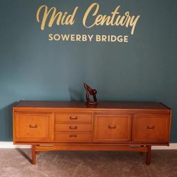 Mid Century Sowerby Bridge

William Lawrence Teak Sideboard
3 Door/3 drawer
Dimensions L199cm D47 H78cm

Collection from Mid Century Town Hall Street Sowerby Bridge, We are happy to liaise with couriers and would recommend Anyvan Or Shiply for quotations.

Please message me to arrange viewings,
and check out my other items available.

Items may show signs of wear and imperfections due to age.