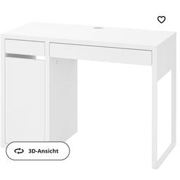 Ikea Schreibtisch Micke mit kleiner Gebrauchsspur (siehe Foto)

Breite: 105 cm
Tiefe: 50 cm
Höhe: 75 cm

Privatverkauf, bitte keine Spaßkäufer