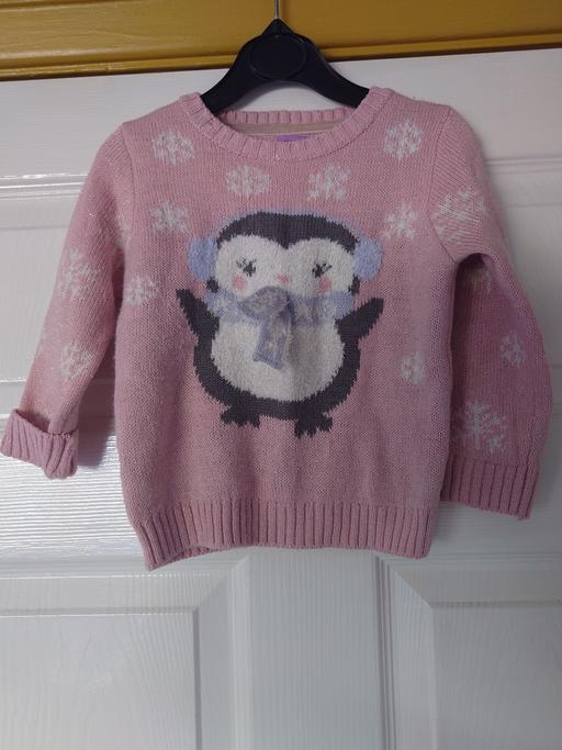 Buy & Sell Leicestershire Charnwood - Photos for Girls penguin jumper size 12-18 months