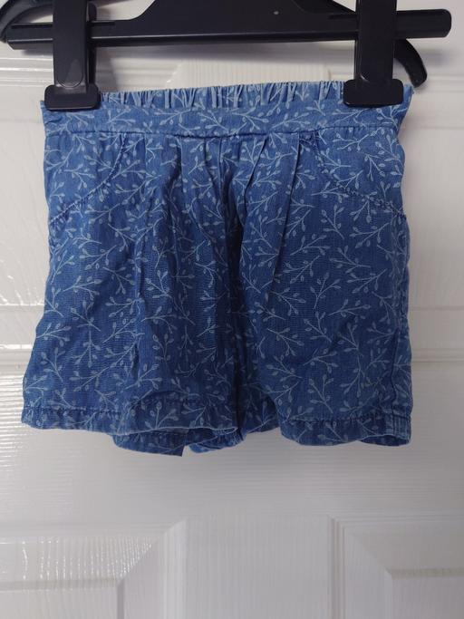 Buy & Sell Leicestershire Charnwood - Photos for Girls blue shorts size 12-18 months