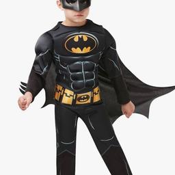 Brand New & Boxed
Batman Child Costume
Medium Age 4-6
DC Batman Jumpsuit with Cape & Mask
Received as gift , but already have one.