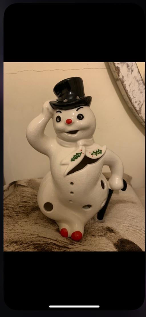 Buy & Sell Staffordshire Stoke-on-Trent - Photos for Ceramic Snowman Tea light Holder etc