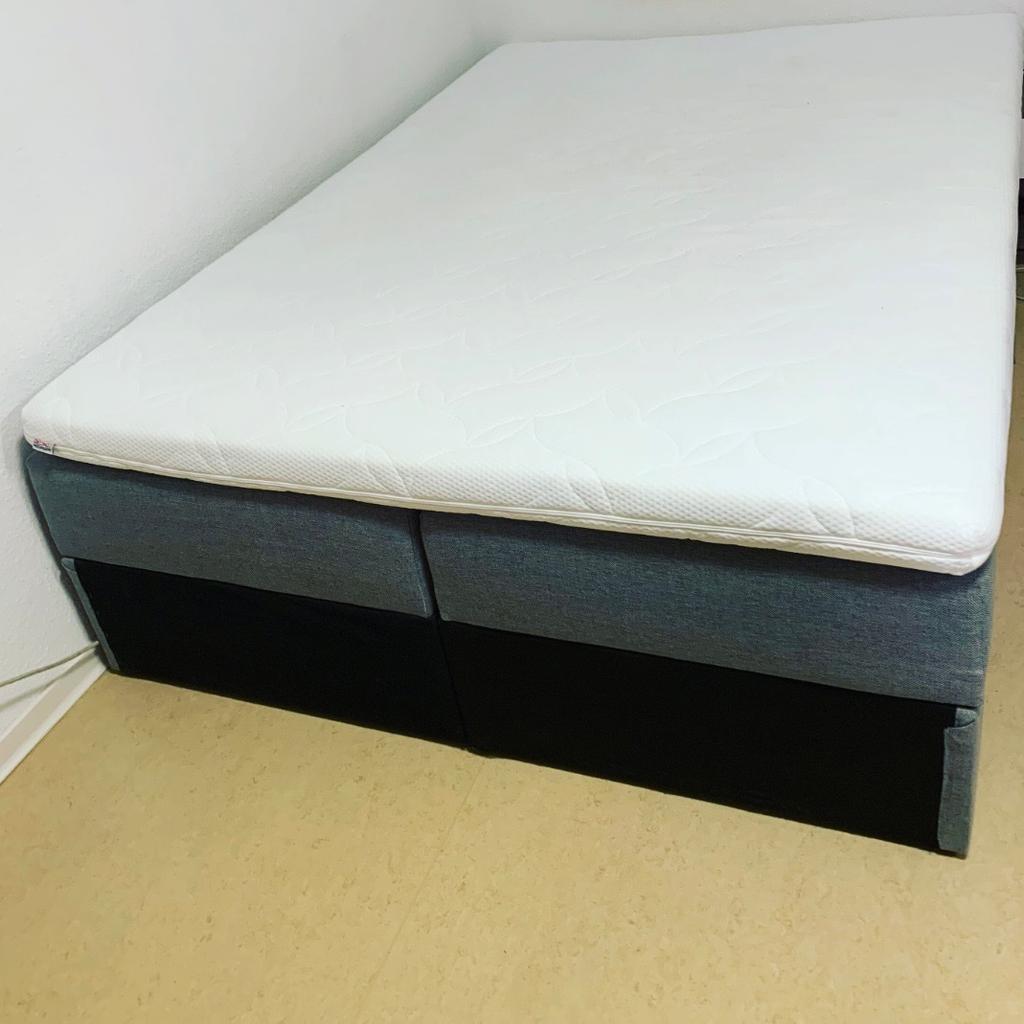 Boxspringbett 140x200cm mit Topper in 68169 Mannheim für 300,00 € zum ...