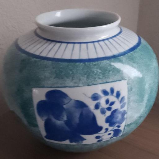 Buy & Sell West London Hillingdon - Photos for Ceramic turquoise round vase