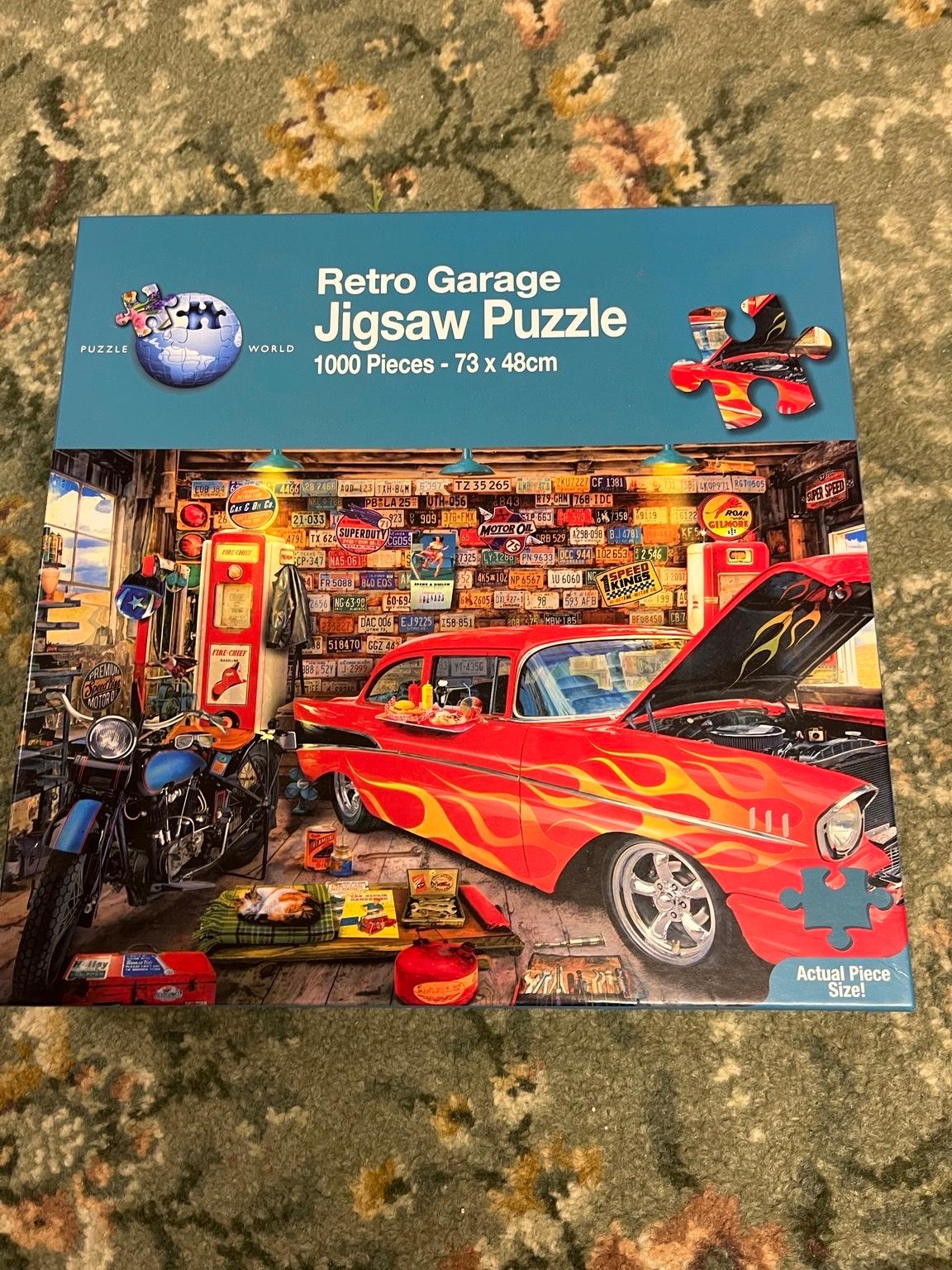 Castorland Vintage Garage – 1000 Teile Puzzle, Hochwertig, Hergestellt In Polen, Für Erwachsene Und Jugendliche