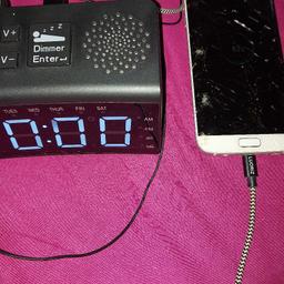 radio alarm clock with usb port so you can charge your phone at the same time .electric .collection blackburn