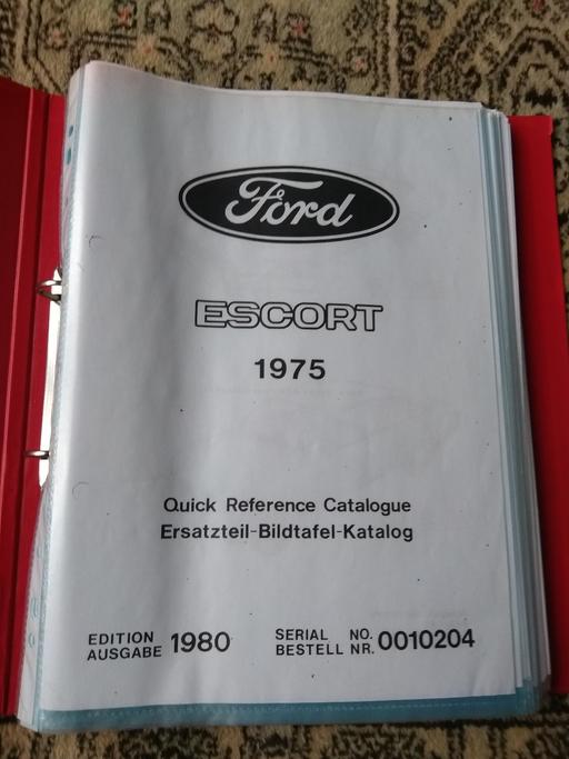 Vehicles Derbyshire North East Derbyshire - Photos for Ford Escort parts manual 1975