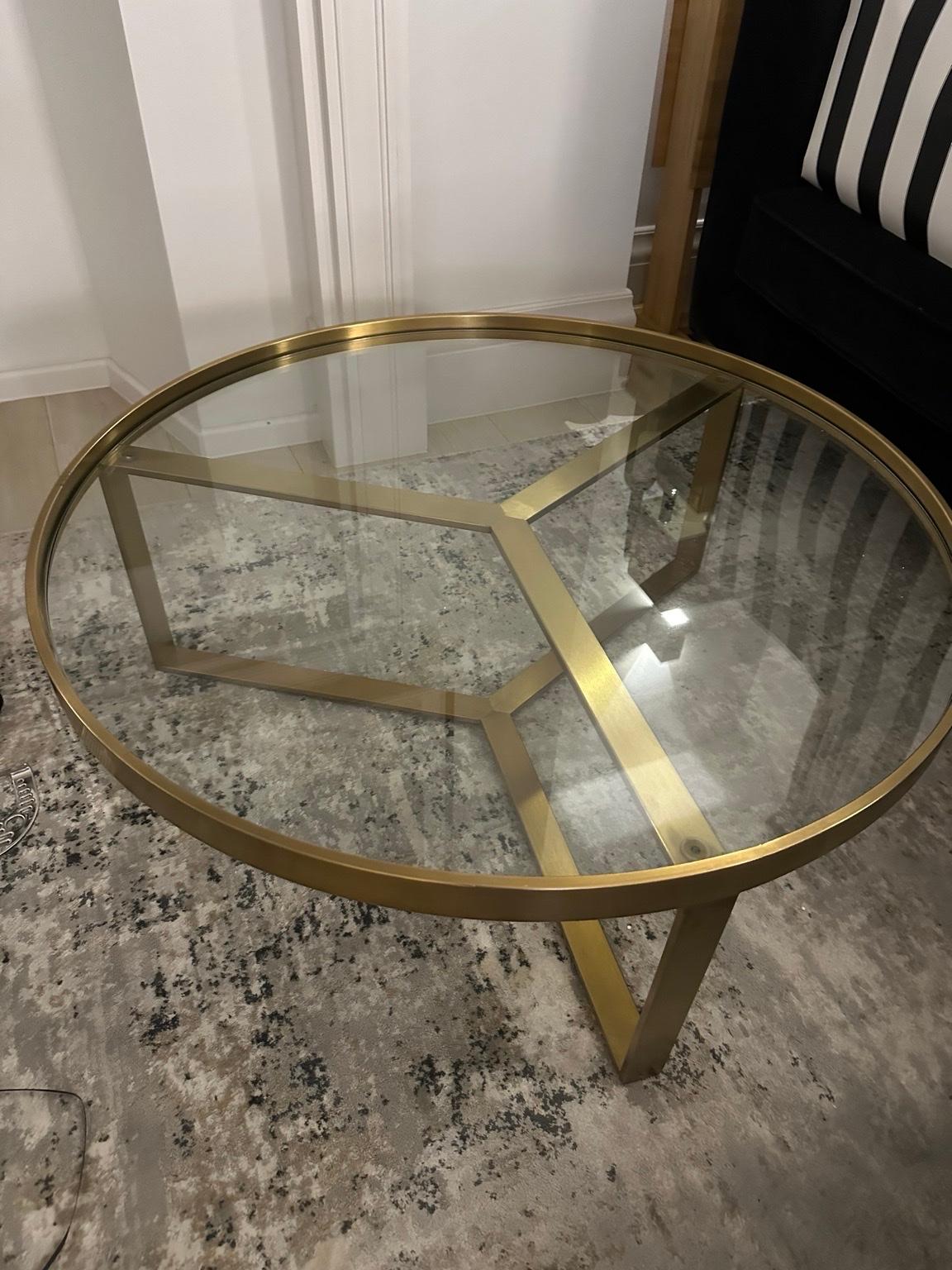 Gold brass coffee table in SW1X London für 200,00 £ zum Verkauf Shpock DE