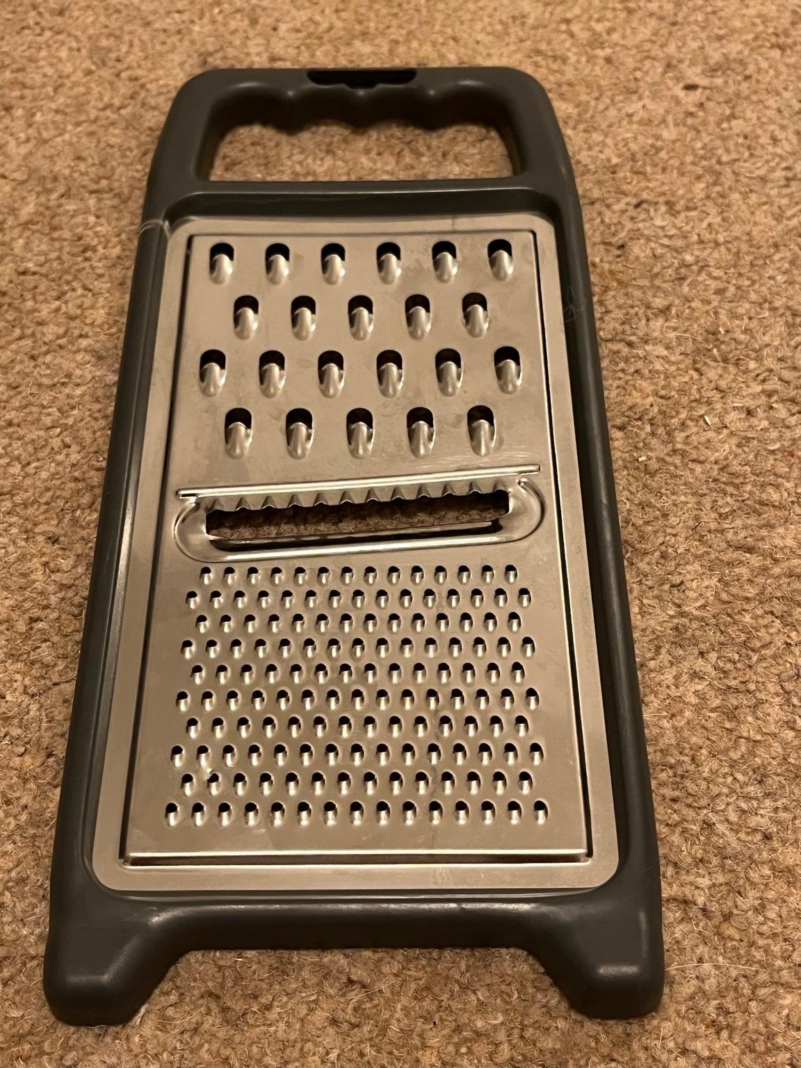 BLACK FLAT CHEESE GRATER STAINLESS in ME15 Maidstone for £2.00 for sale