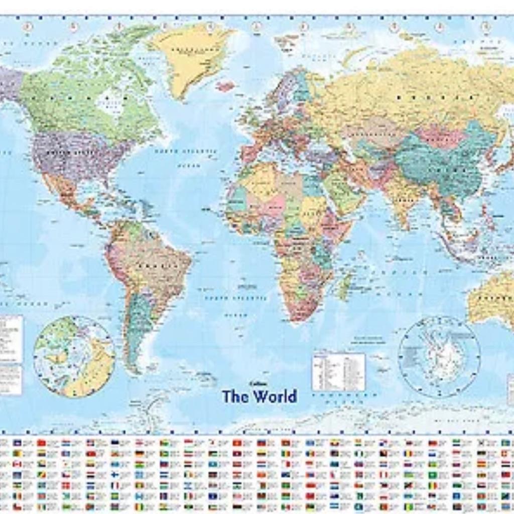 World Map in RM15 Ockendon für £ 5,00 zum Verkauf | Shpock AT