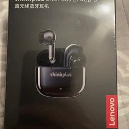 Brand new
Lenovo Earbuds EarPods 
Comes with charging case and charging cable
Wireless Bluetooth connectivity