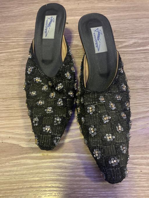 Buy & Sell West Midlands Birmingham - Photos for Black beaded shoes uk size 5/6