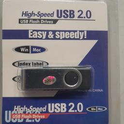 Brand new and sealed usb flash drives. High speed 2.0.

32gb £6.00. 64gb £10