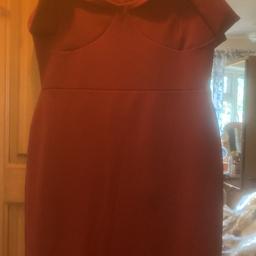 Ladies cold shoulder midi dress as new size 16
